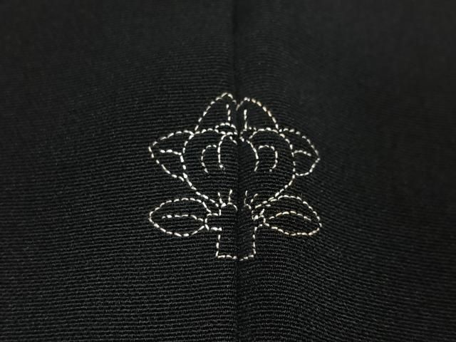 平和屋着物#羽織 寿光織 草木文 黒地 正絹 逸品 CABE5183ua 平和屋着物#羽織 寿光織 草木文 黒地 正絹 逸品 CABE5183ua