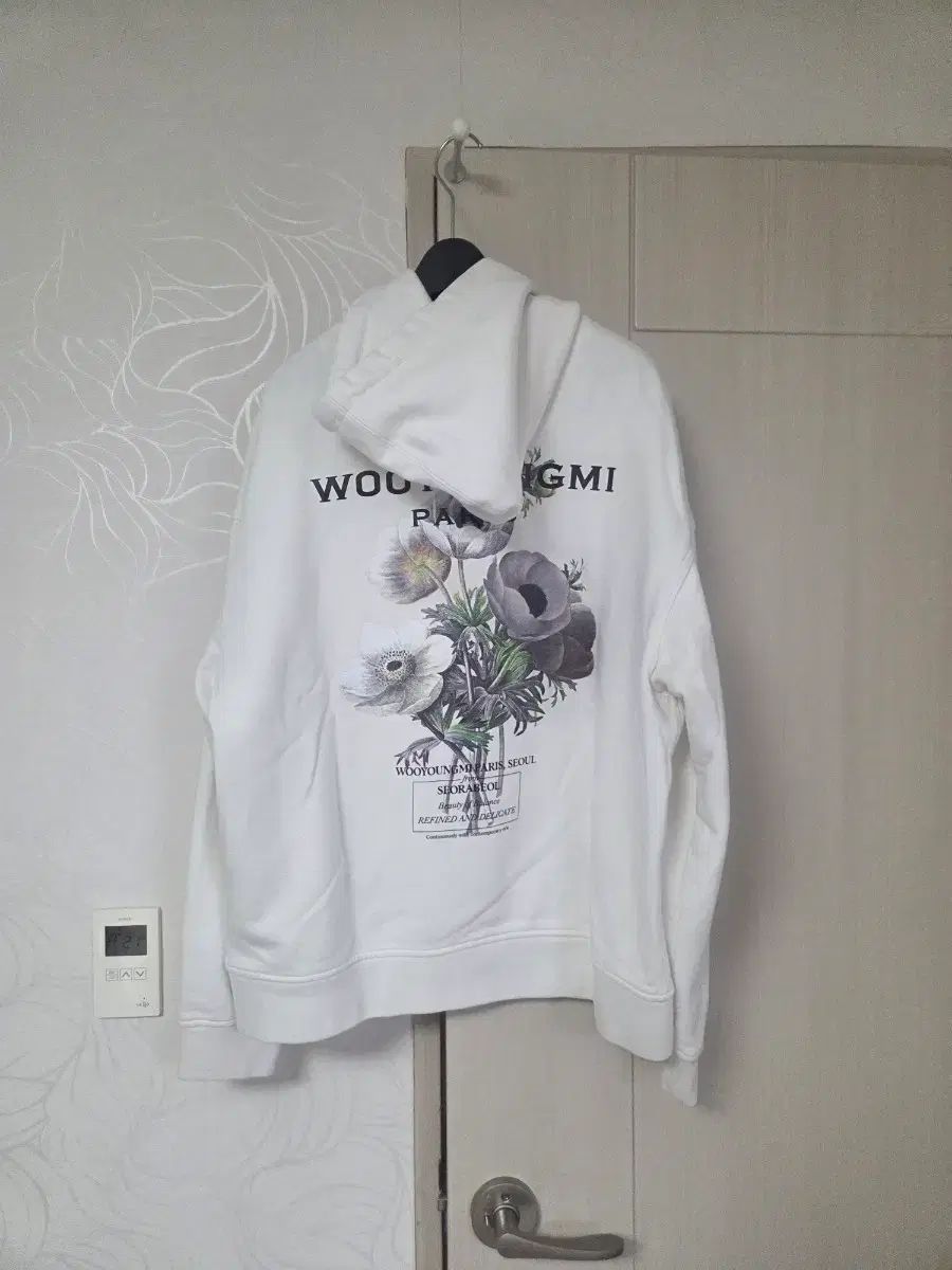 WOOYOUNGMI ウーヨンミ フラワー プリンティング フーディー Tシャツ 白 (48)