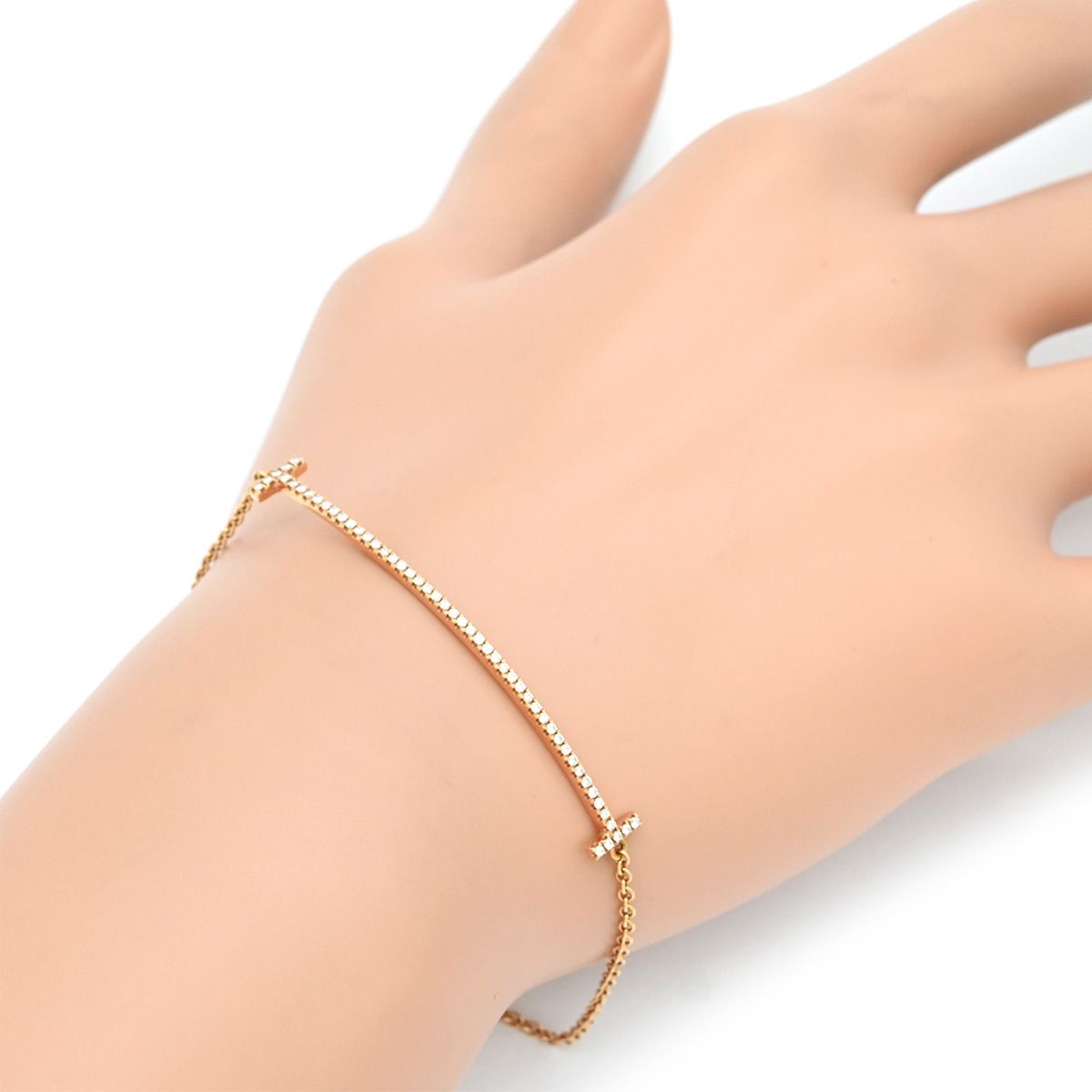 ティファニー Tiffany & Co ブレスレット Tスマイル ダイヤ ラージ