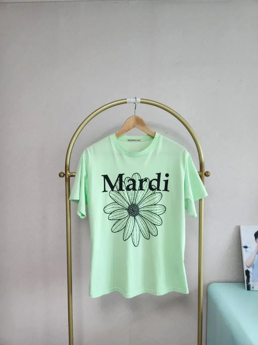 マルディメクルディ フラワー Tシャツ ミント