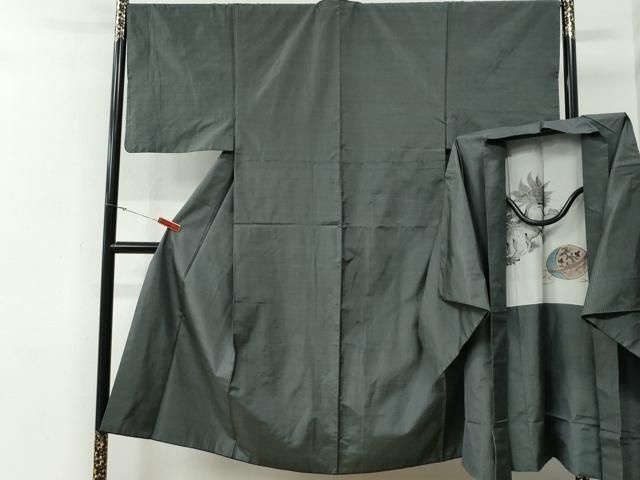 平和屋着物●男性　本場大島紬　アンサンブル　吉祥文　正絹　逸品　CABG0060yc