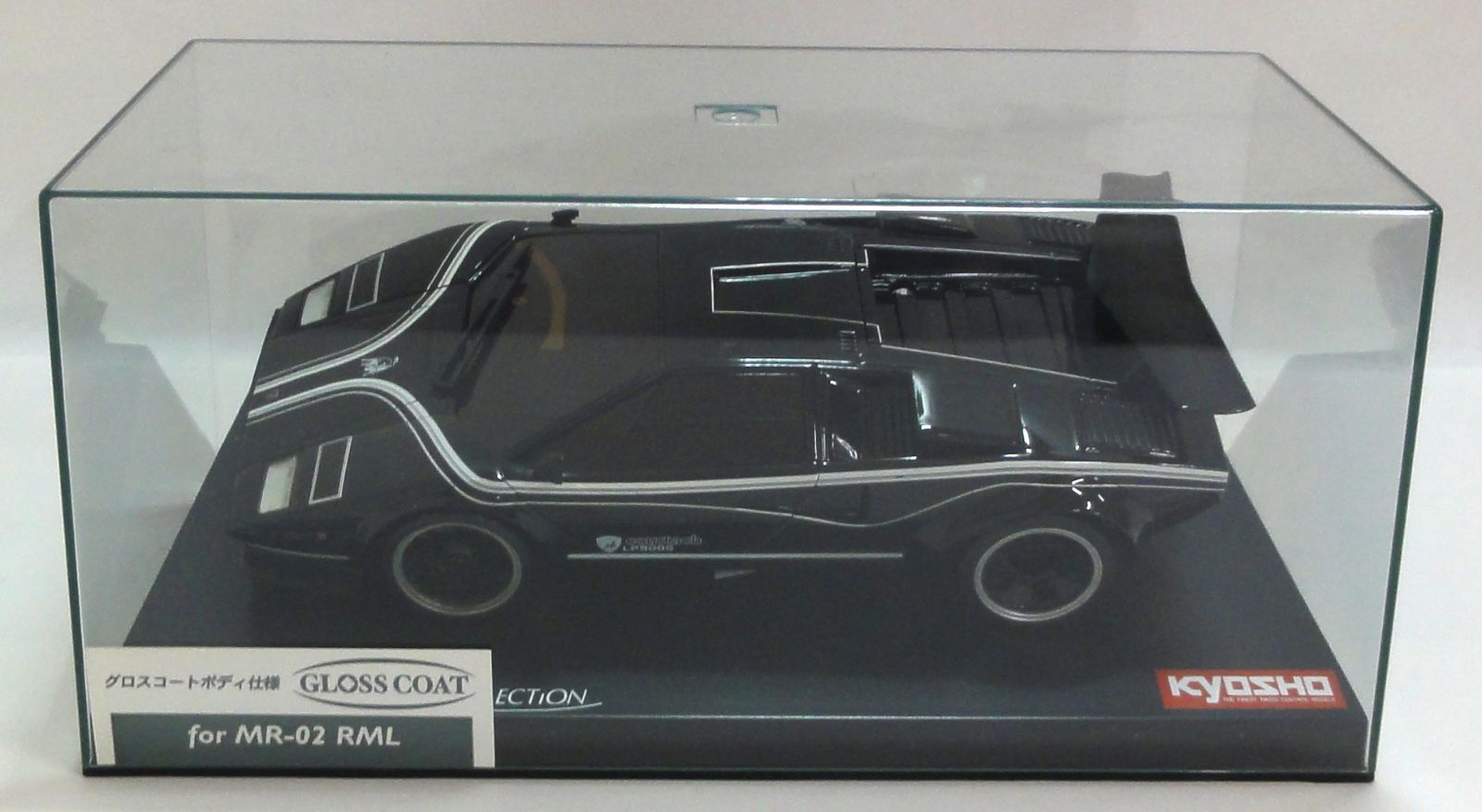 M[宅60]1016 京商 ミニッツ オートスケールコレクション ランボルギーニ カウンタック LP500S ブラック グロスコートボディ仕様 MZX316BK ケース未開封品