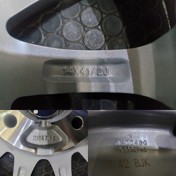 新品】YFC WEZEN GC ER697 ウェーゼン 社外ホイール 14インチ 4本 4.5 
