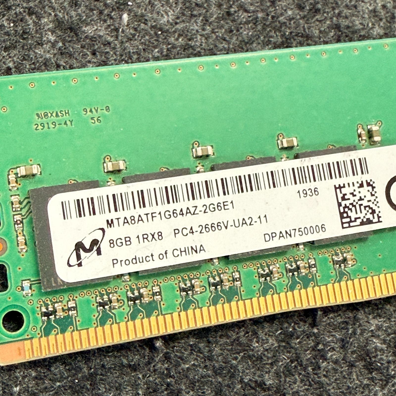 DDR4-2666 8GB Micron デスクトップ用メモリ - メルカリ