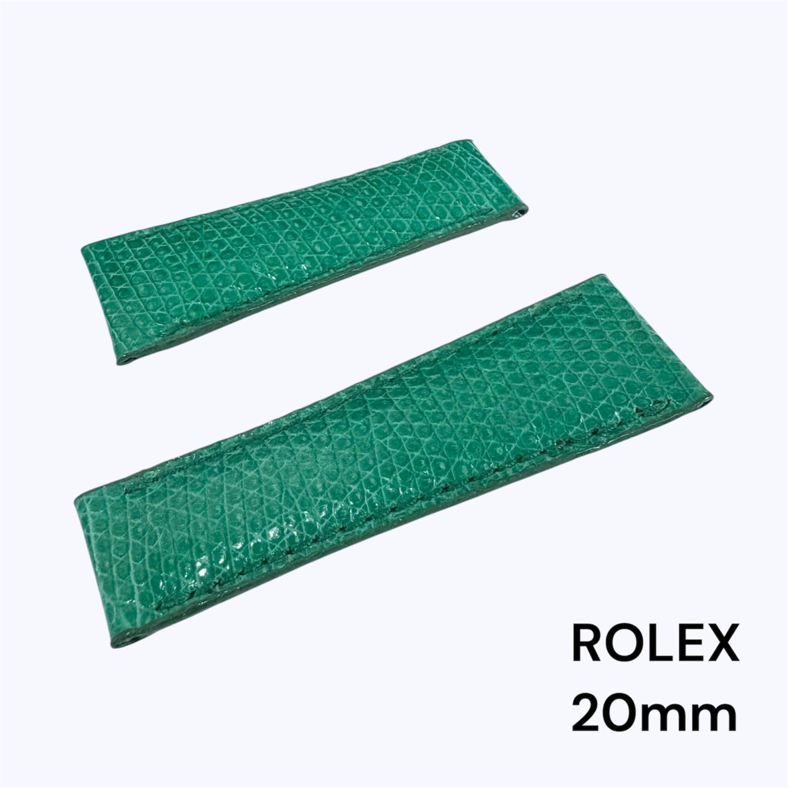 中古品】時計バンド ROLEX ロレックス 純正 20mm レザーベルト 