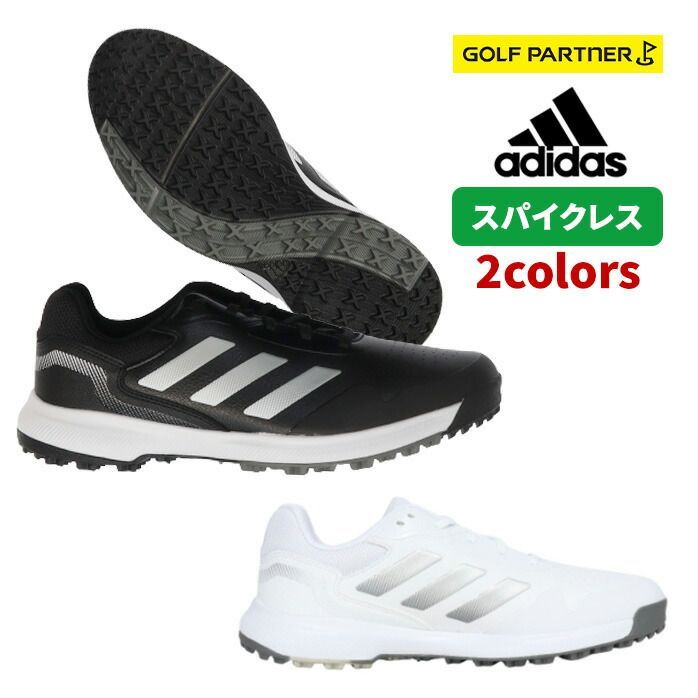 アディダス ゴルフシューズ NJY10 トラクションライト マックス ブラック スパイクレス シューズ 26 SMUメンズ adidas