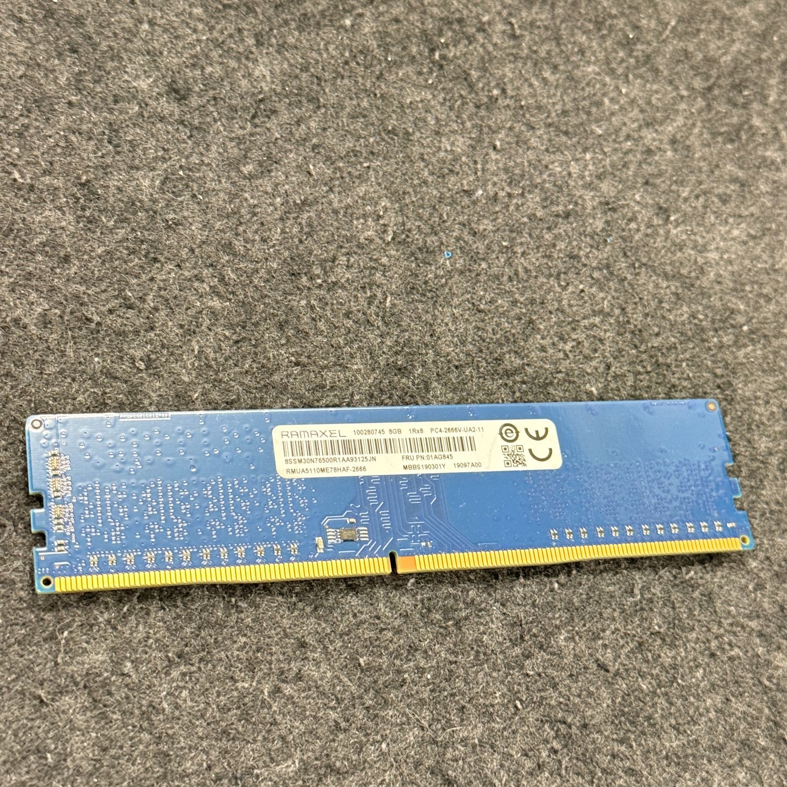 DDR4 2666 中古　２枚 中古メモリ DDR4 2666 PC4 21300 32GBモジュール SO-DIMM non-ECC 動作