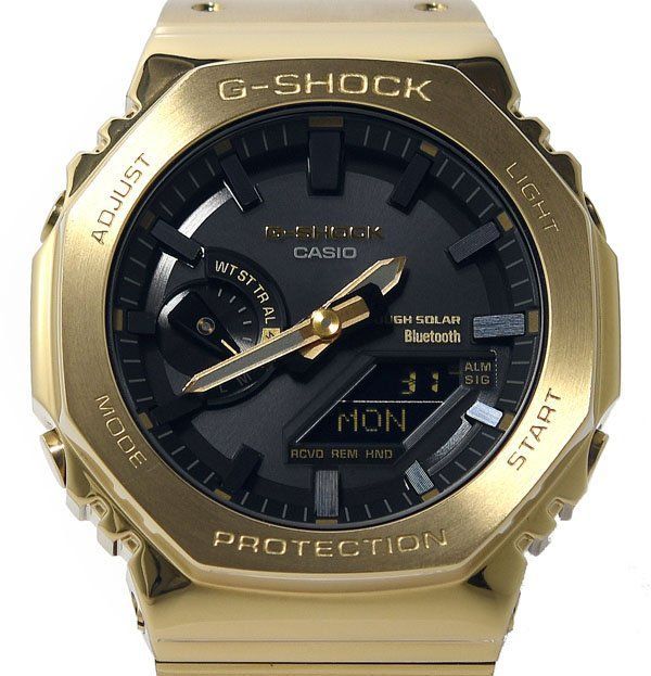 箱保付 美品 CASIO カシオ G-SHOCK ジーショック GM-B2100GD-9AJF フルメタルモデル タフソーラー メンズ