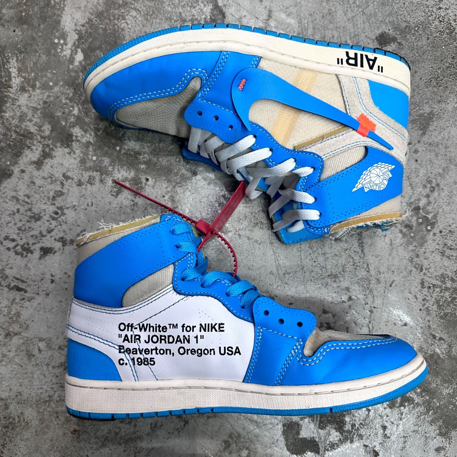 NIKE × OFF-WHITE Air Jordan 1 High UNC コラボ ジョーダン1 