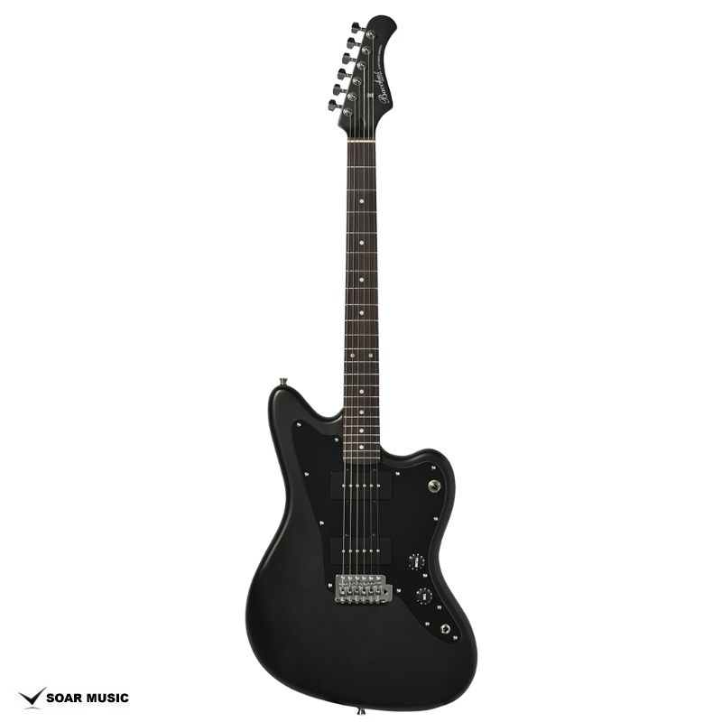 Bacchus BJM-5-RSM/R GM-BLK-MH (Glossy Matte-Black-Matching Headstock) ユニバースシリーズ ジャズマスタータイプ ローステッドメイプルネック バッカス エレキギター
