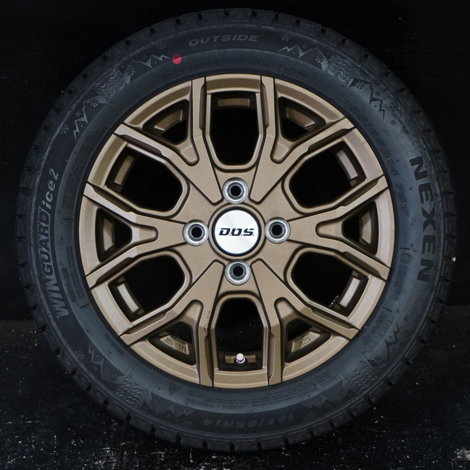 バリ溝 24年製 NEXEN WINGUARD ice2 / D.O.S VS-T6 【 155/65R14 / 4.5