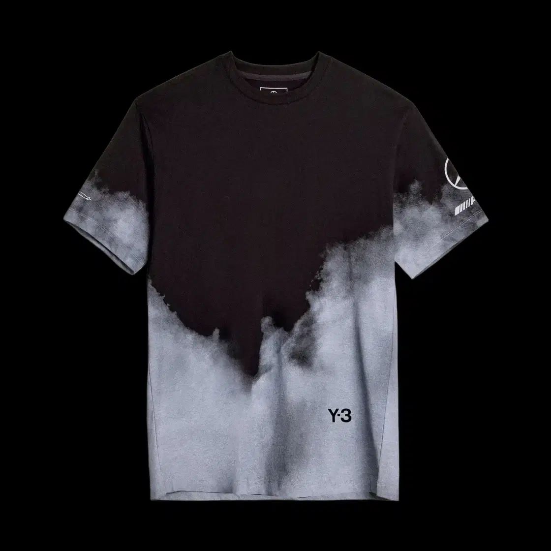 AMG ペトロナス x Y-3 F1 チーム シルバー アロー ツアー ショートスリーブ Tシャツ
