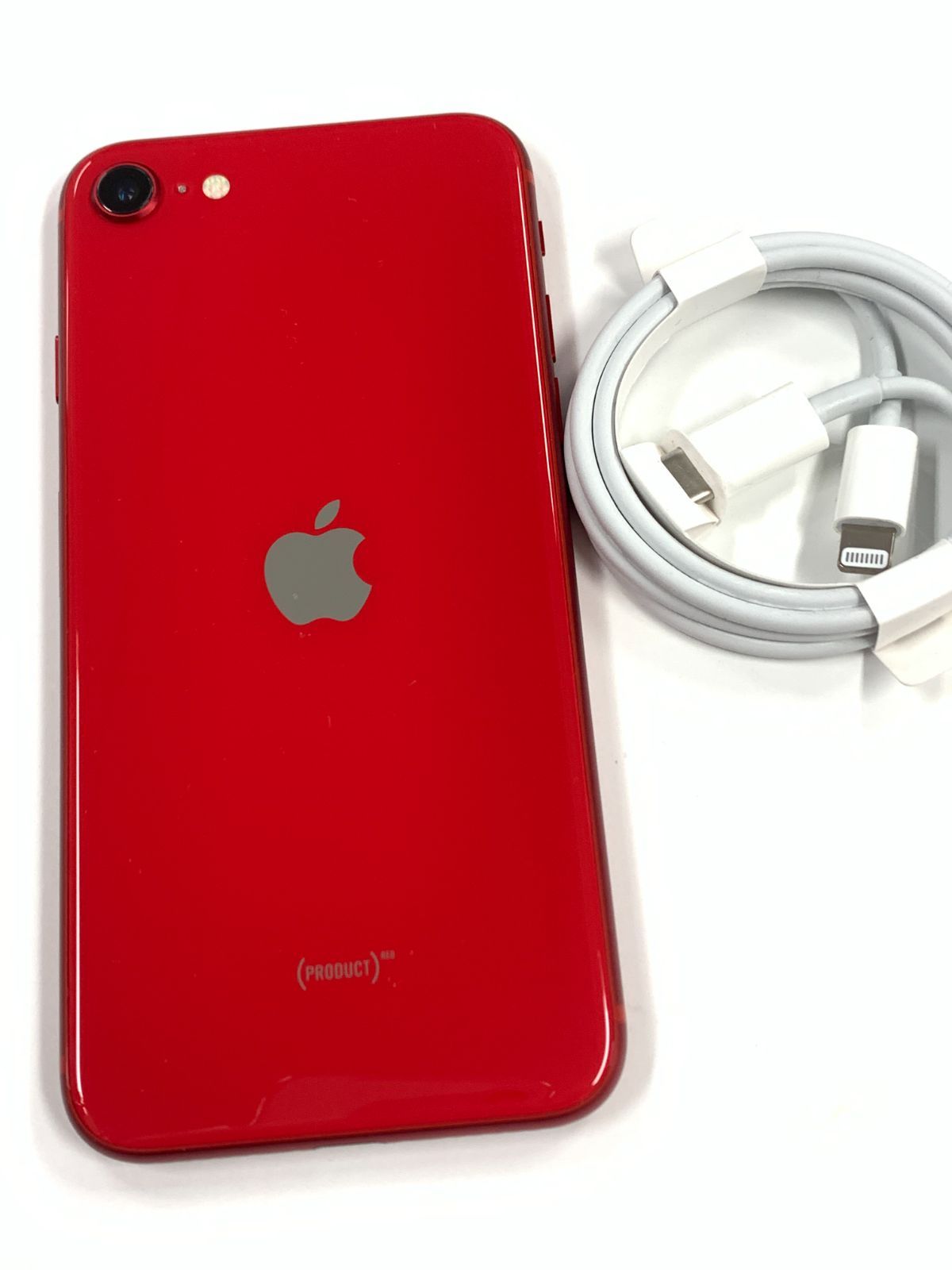 美品 電池100%SIMフリー iPhone SE(第2世代) 64GB レッド