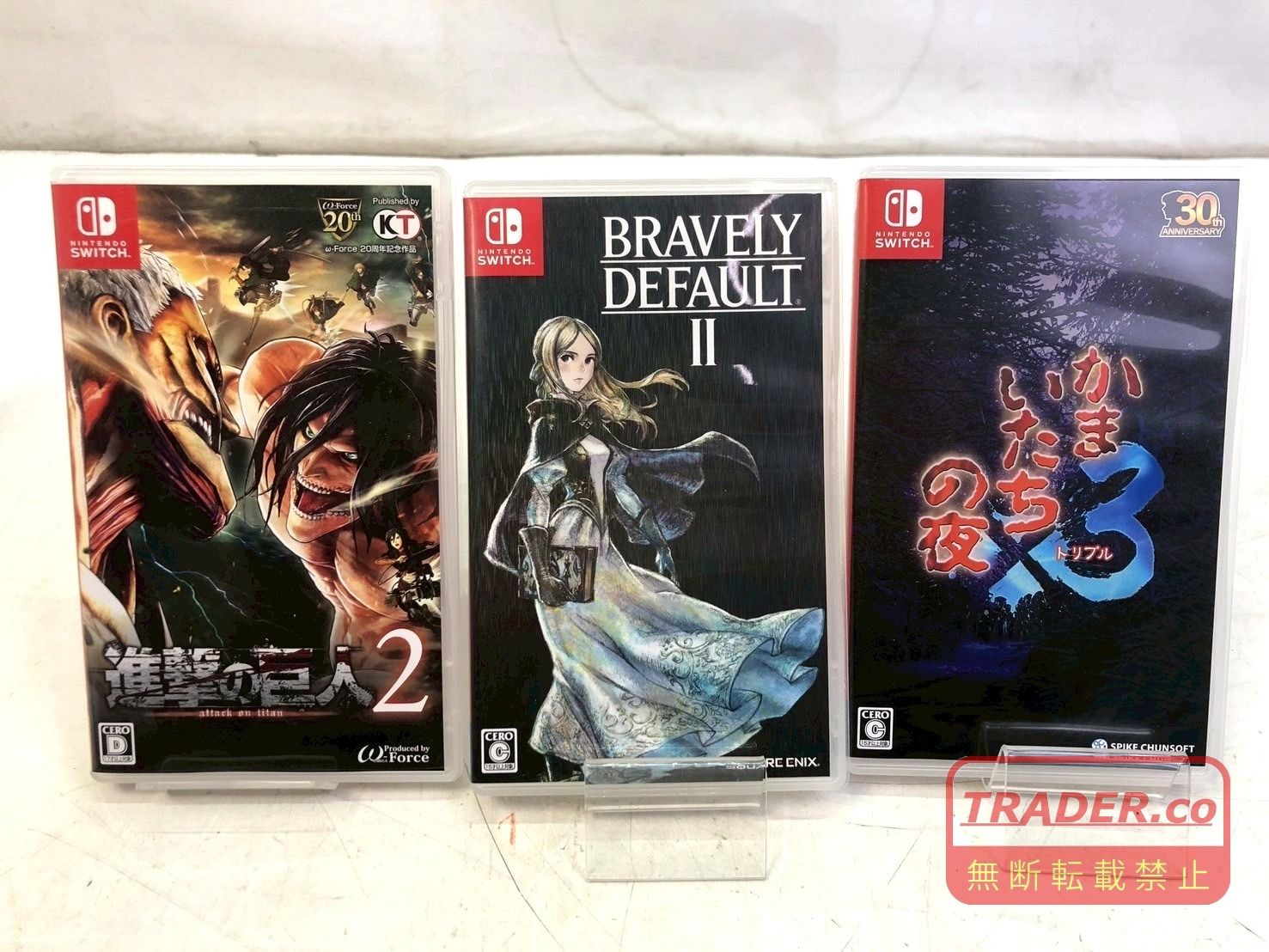 01w-6810 ○ Nintendo Switch ニンテンドースイッチ ソフト3本セット