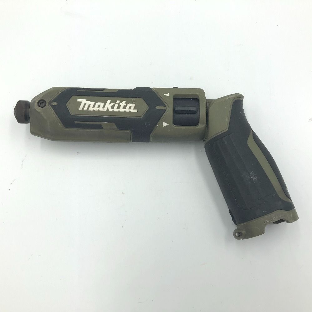 makita マキタ 7.2V対応 充電式ペンインパクトドライバ オリーブ やや軸ブレあり 本体のみ TD022D 中古