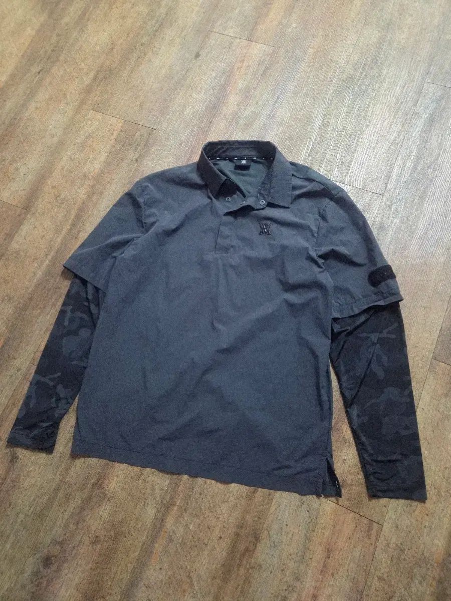 アニューゴルフ メンズ100 接触冷感インナー一体型 接触冷感Tシャツ