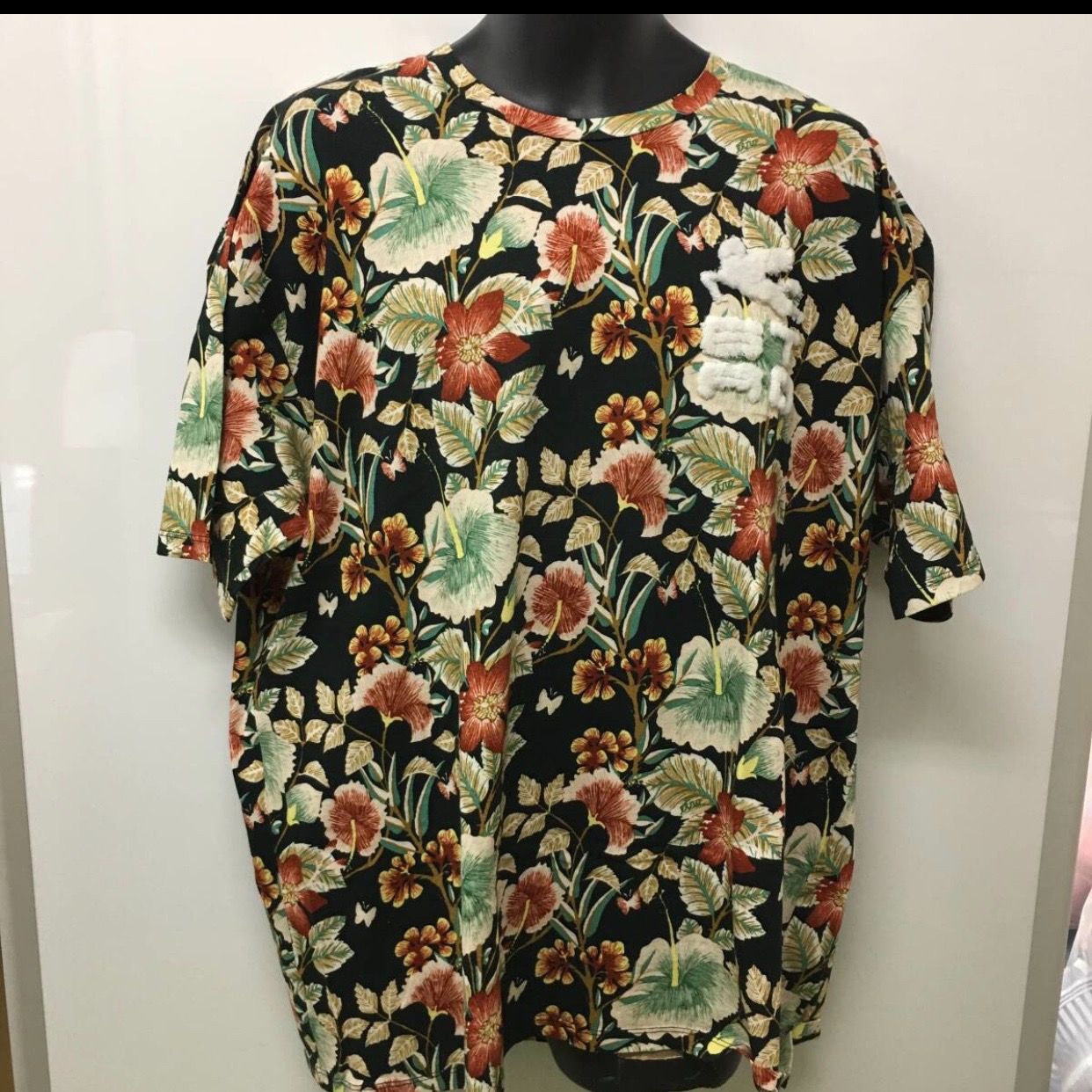 ETRO ボタニカル柄 Tシャツ クルーネック 花柄 XLサイズ マルチカラー