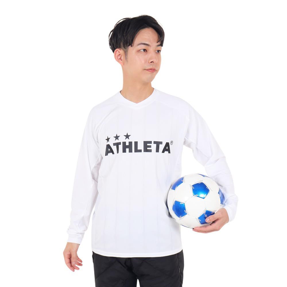 アスレタ(ATHLETA) サッカー フットサルウェア 長袖 プラクティスシャツ WHT(10) 02394