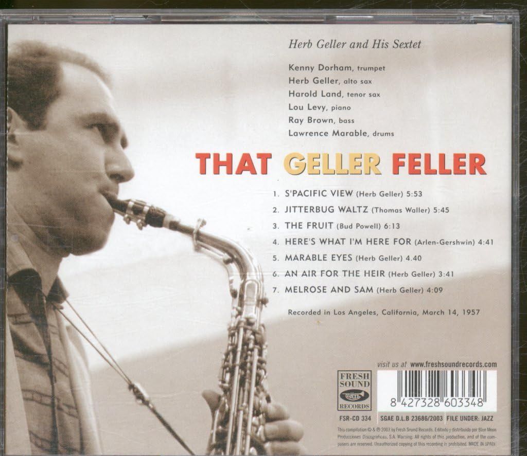 【CD】THAT GELLER FELLER