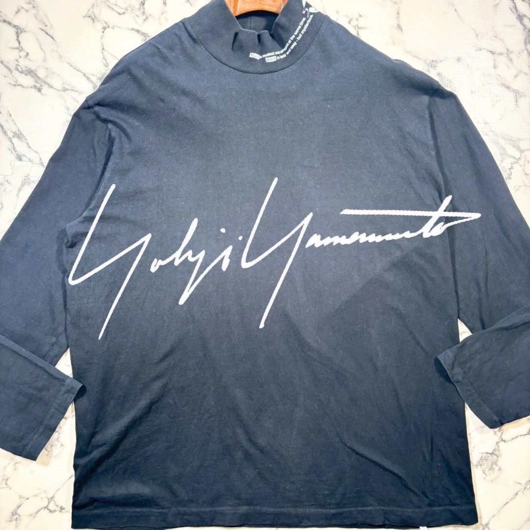 薄手タートルネック/3(L位)●ヨウジヤマモト YohjiYamamoto s’yte サイト ブラック 黒 カラス メンズ モード ロンT シャツ カットソー 綿