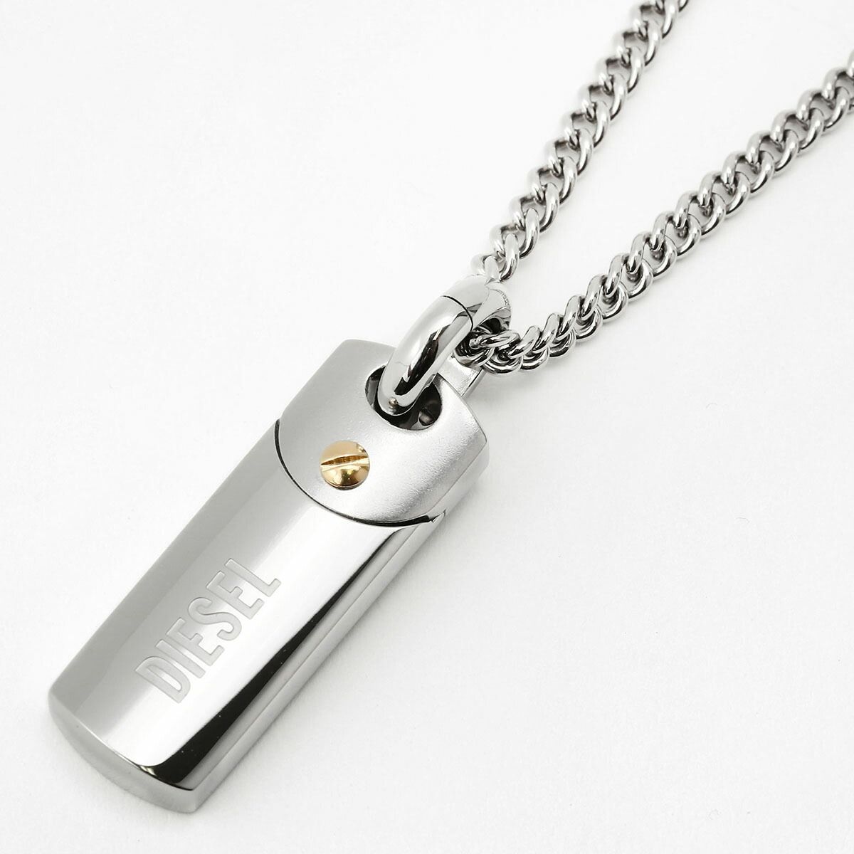 新品 ディーゼル DIESEL ネックレス PENDANT シルバー