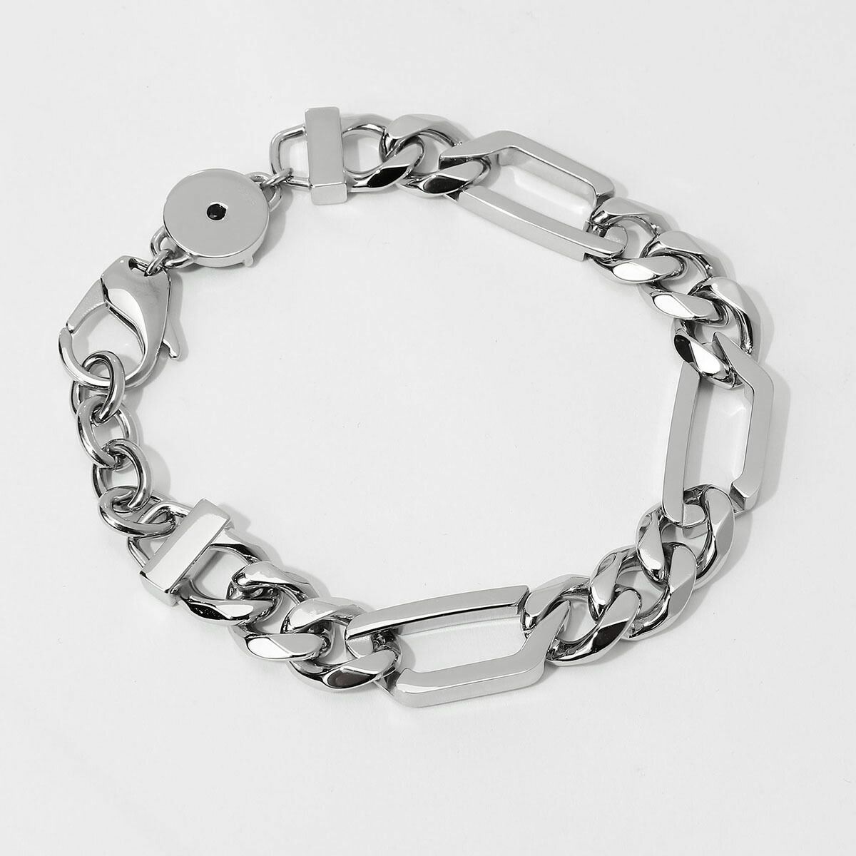 新品 ディーゼル DIESEL ブレスレット チェーン ブレスレット シルバー