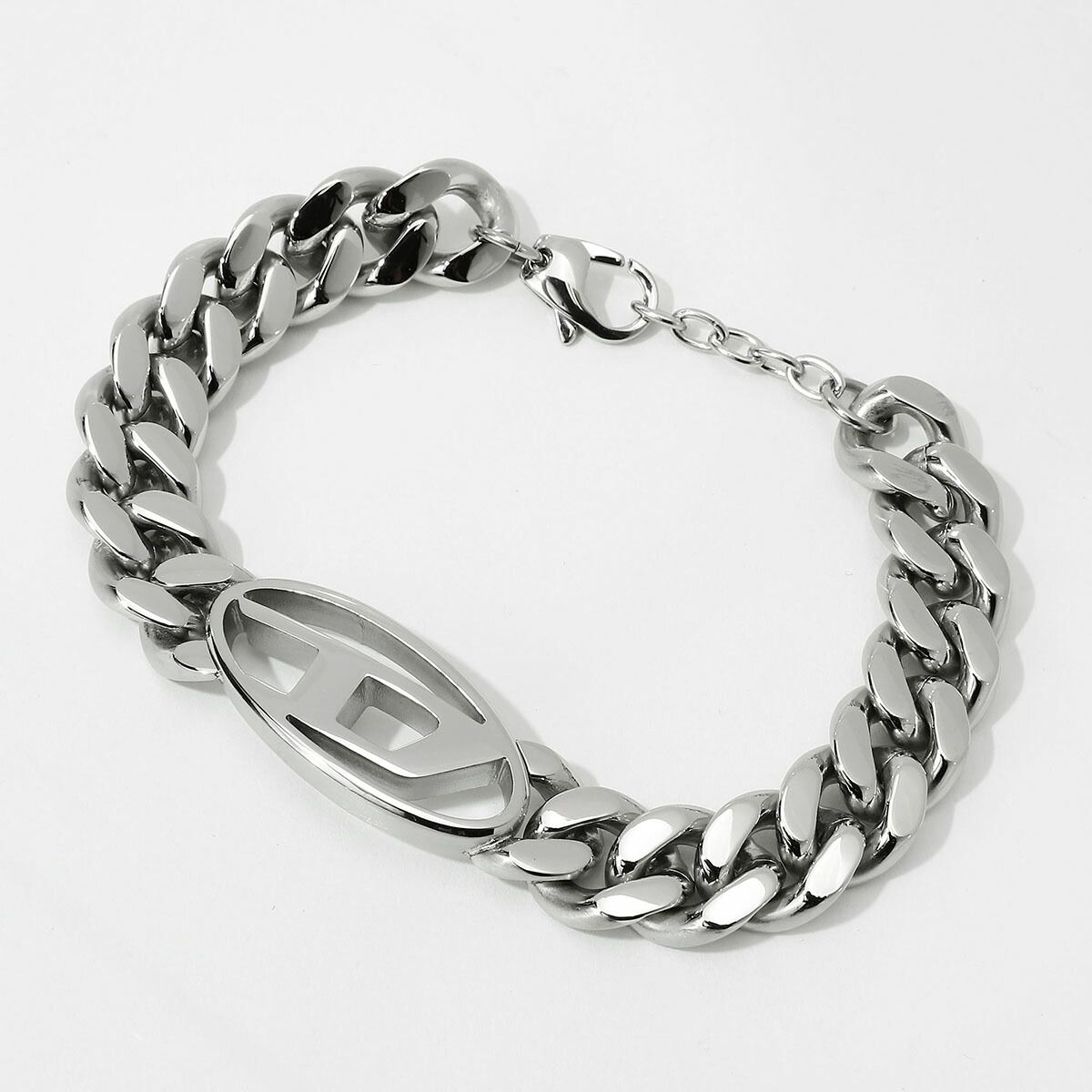 新品 ディーゼル DIESEL ブレスレット チェーン ブレスレット シルバー