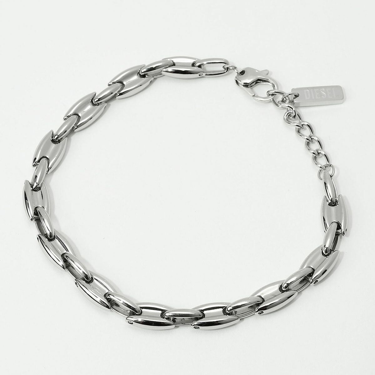 新品 ディーゼル DIESEL ブレスレット チェーン ブレスレット シルバー