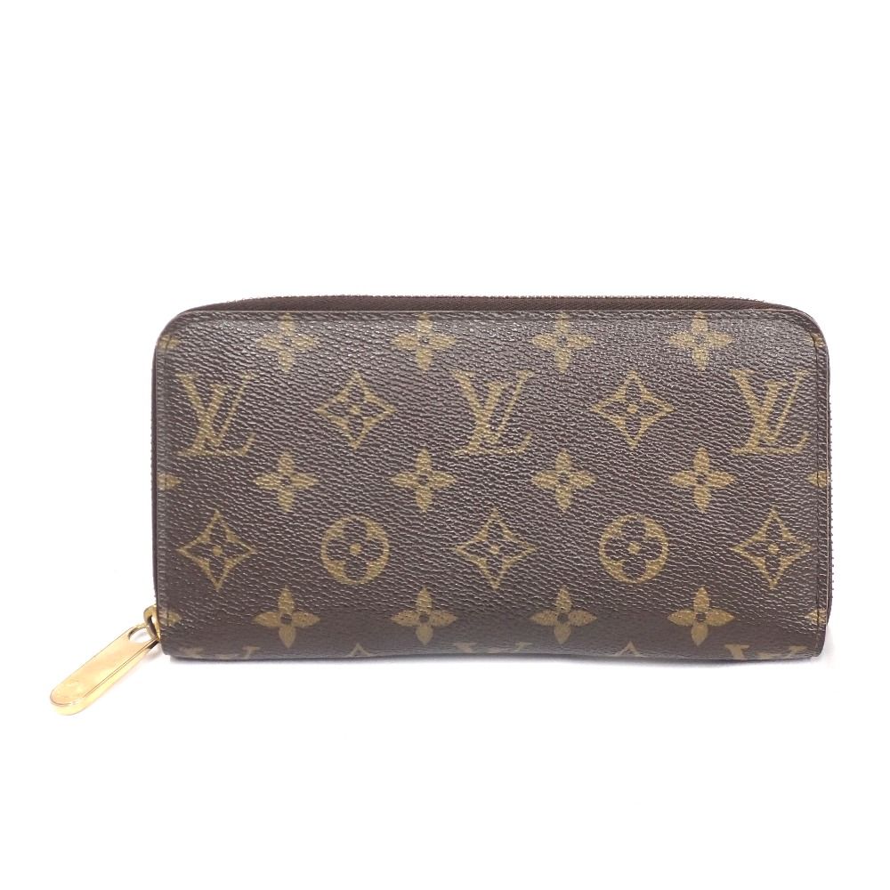 NA417021 ルイ・ヴィトン ラウンドファスナー長財布 モノグラム ジッピー ウォレット M60017 ユニセックス LOUIS VUITTON 中古