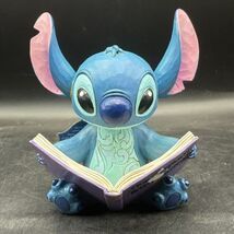 ディズニー トラディション スティッチ Storybook ジム・ショア フィギュア 置物 美品 ●■