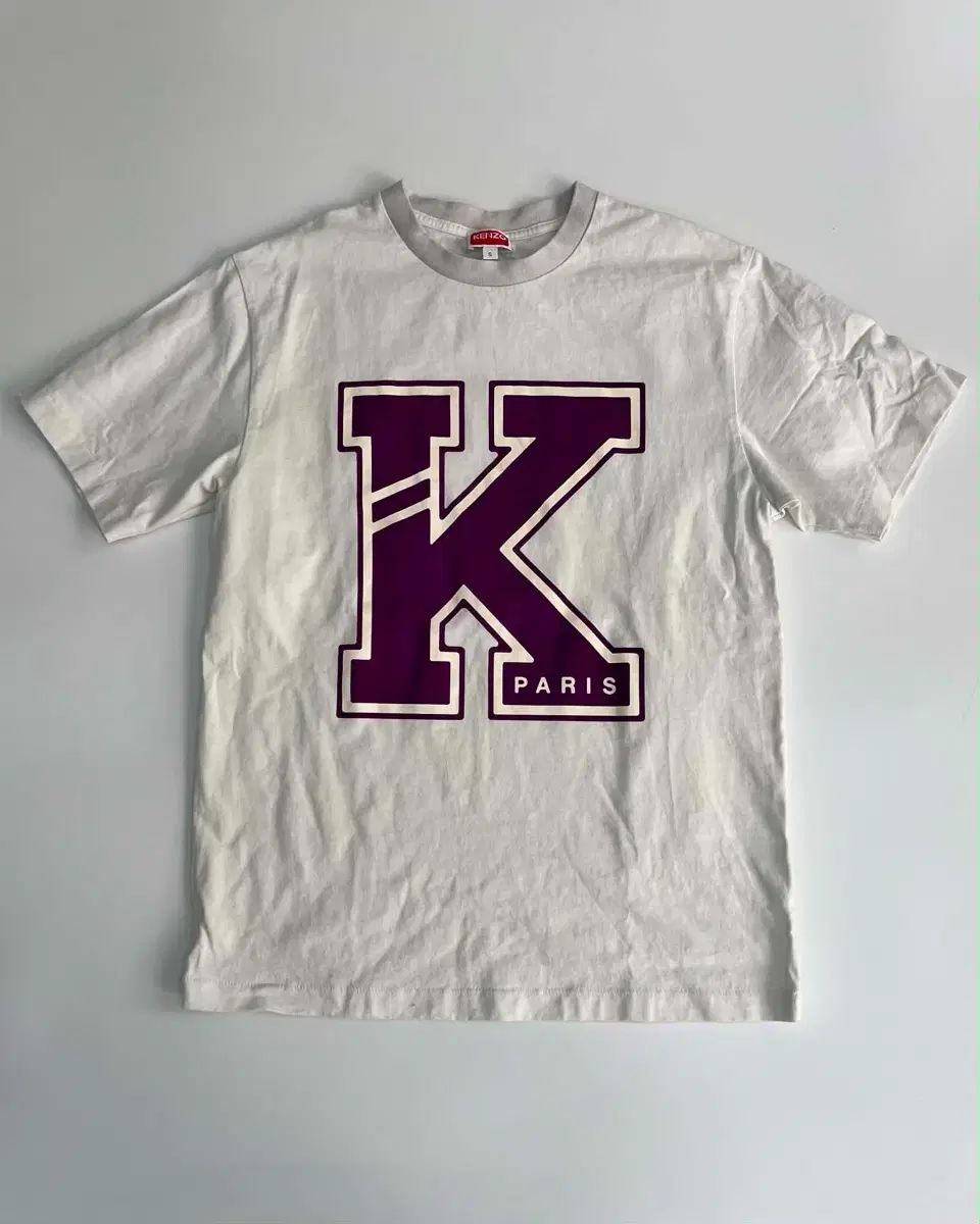 S KENZO ケンゾー スタジャン BIG K 半袖 Tシャツ オフホワイト