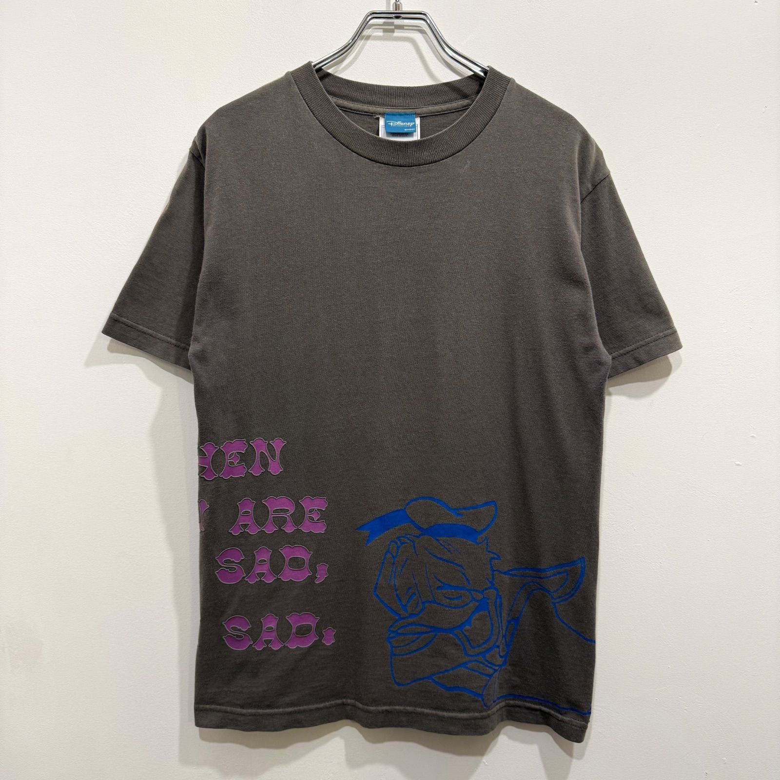 ヴィンテージ ディズニー ドナルド 半袖Tシャツ USA製 90s 00s グレー S【送料込み】
