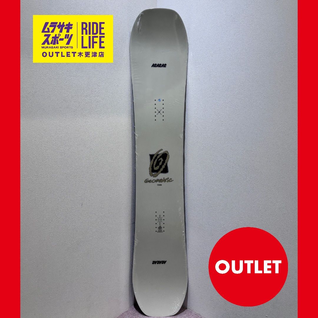 【ムラスポOUTLET公式】スノーボード　新品　未使用　K2　ケーツー　GEOMETRIC　ジオメトリック　25-26　156cm　訳あり　ムラサキスポーツ OUTLET アウトレット