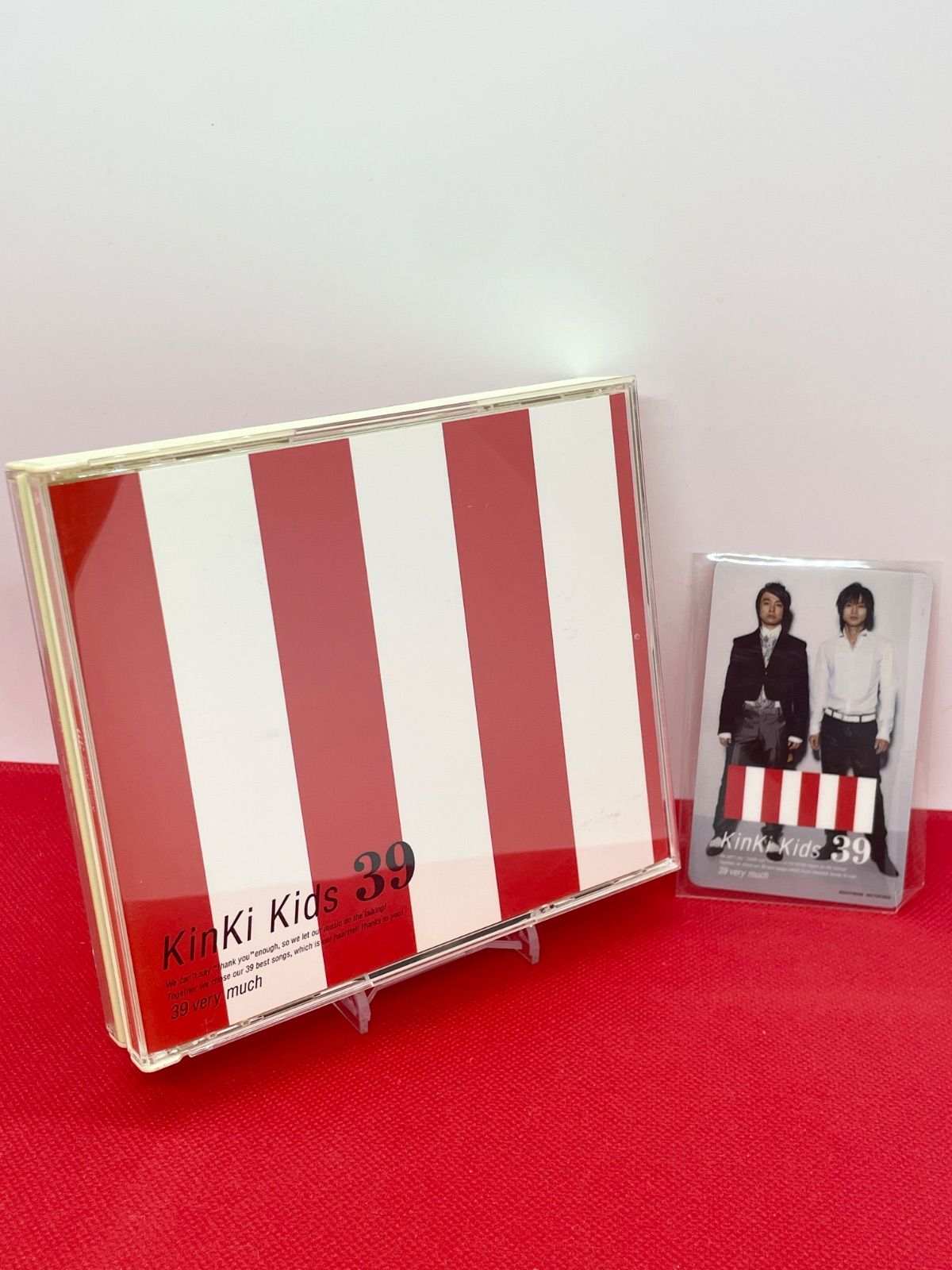 KinKi Kids カード付き 39 CD ベストアルバム キンキキッズ ジャニーズ