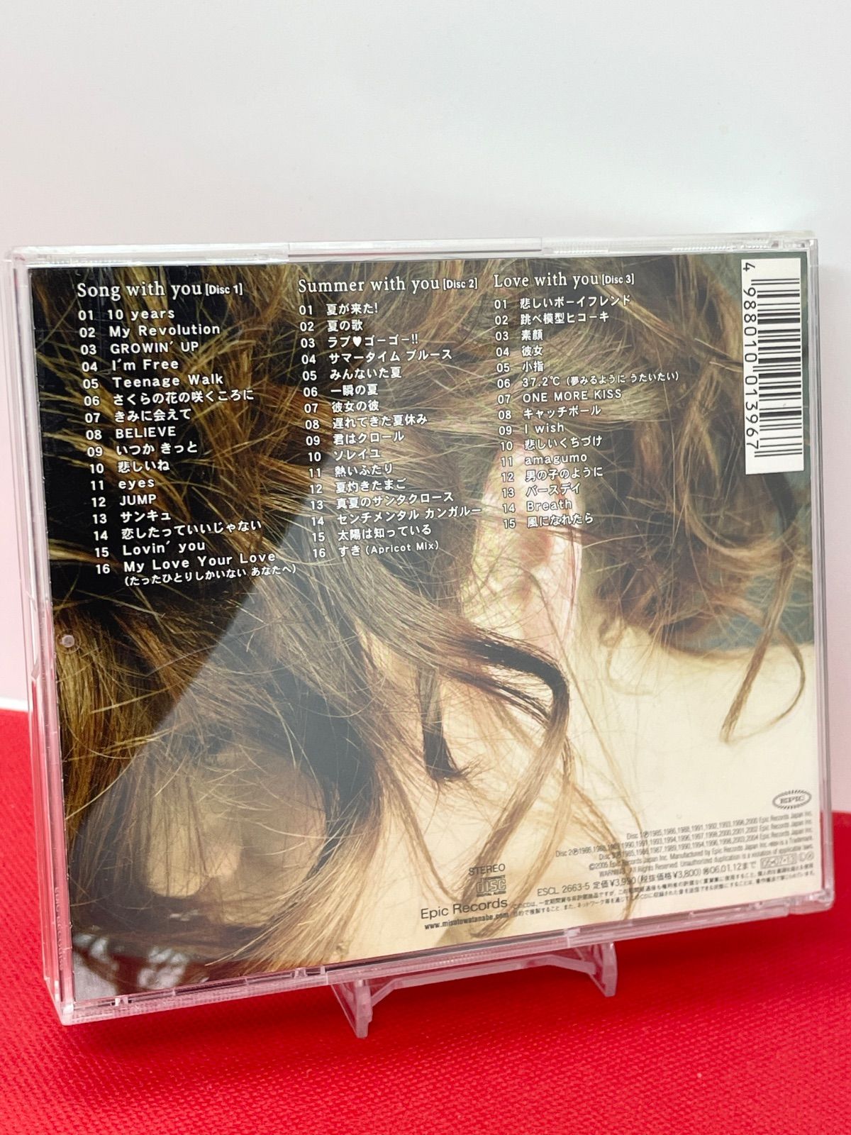 帯付き 渡辺美里 M・Renaissance 3CD Misato Watanabe ベスト アルバム
