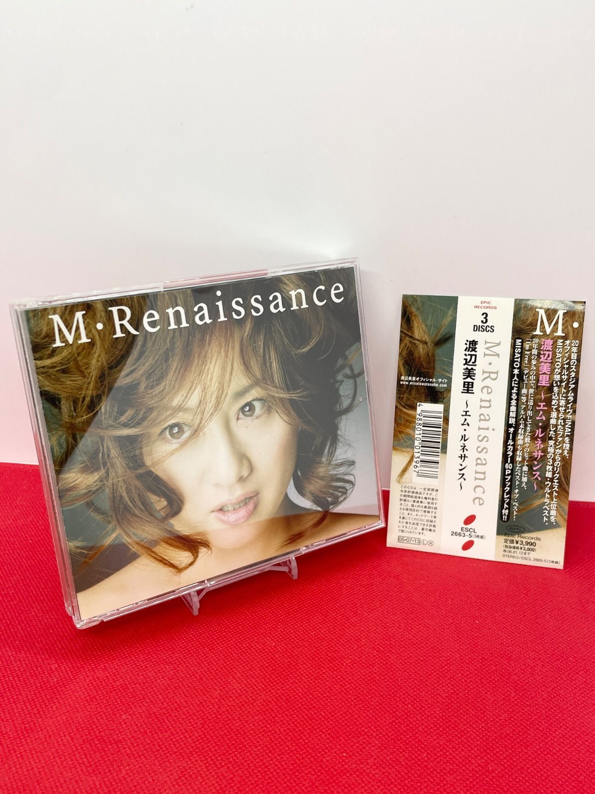 渡辺美里　M・Renaissance 初回限定盤 未開封　　　　ベスト　 CD 帯付き 渡辺美里 M・Renaissance 3CD Misato Watanabe ベスト アルバム