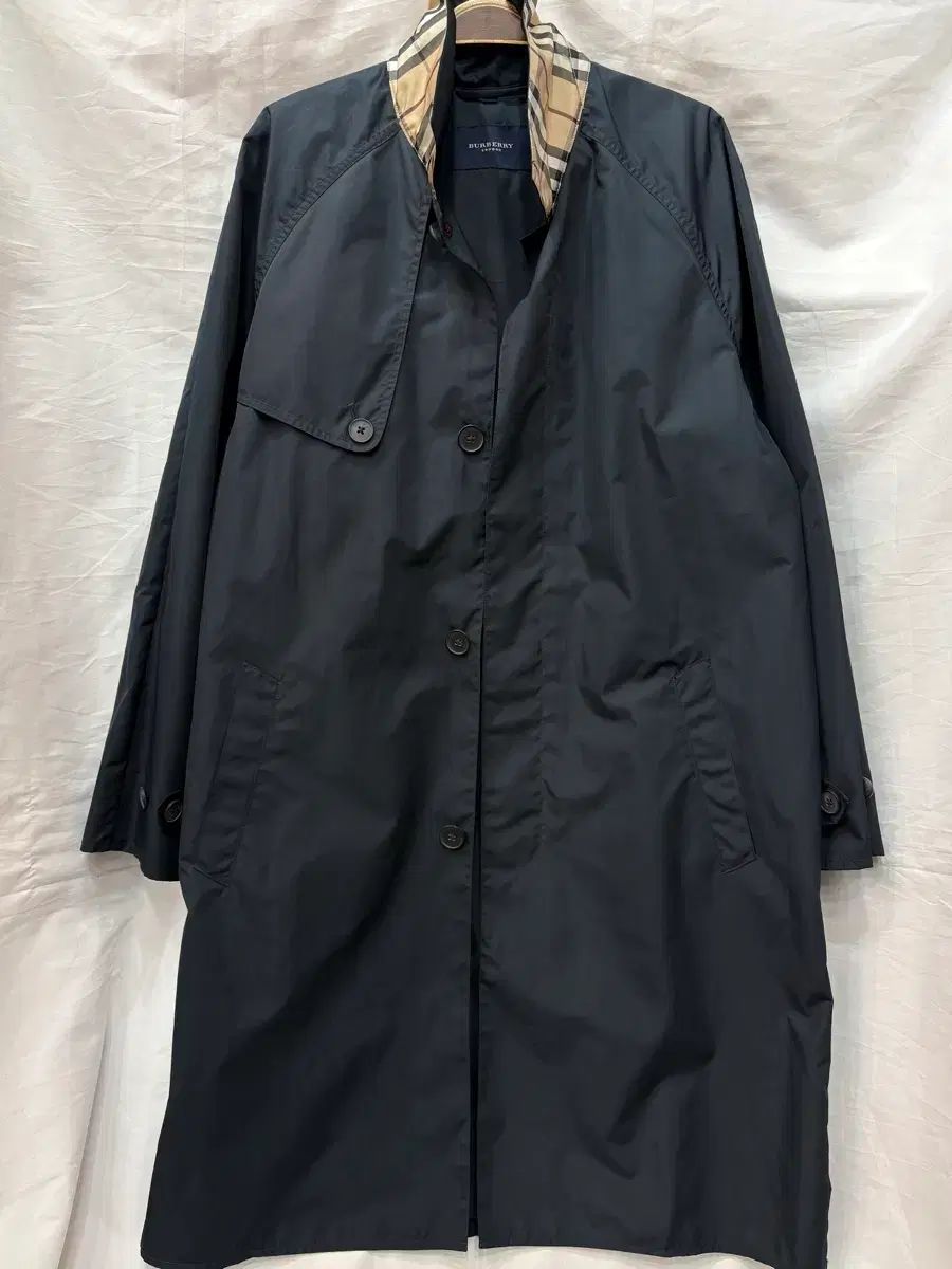 バーバリー ネイビー ウィンドブレーカー コート S/55 66 (正規品)