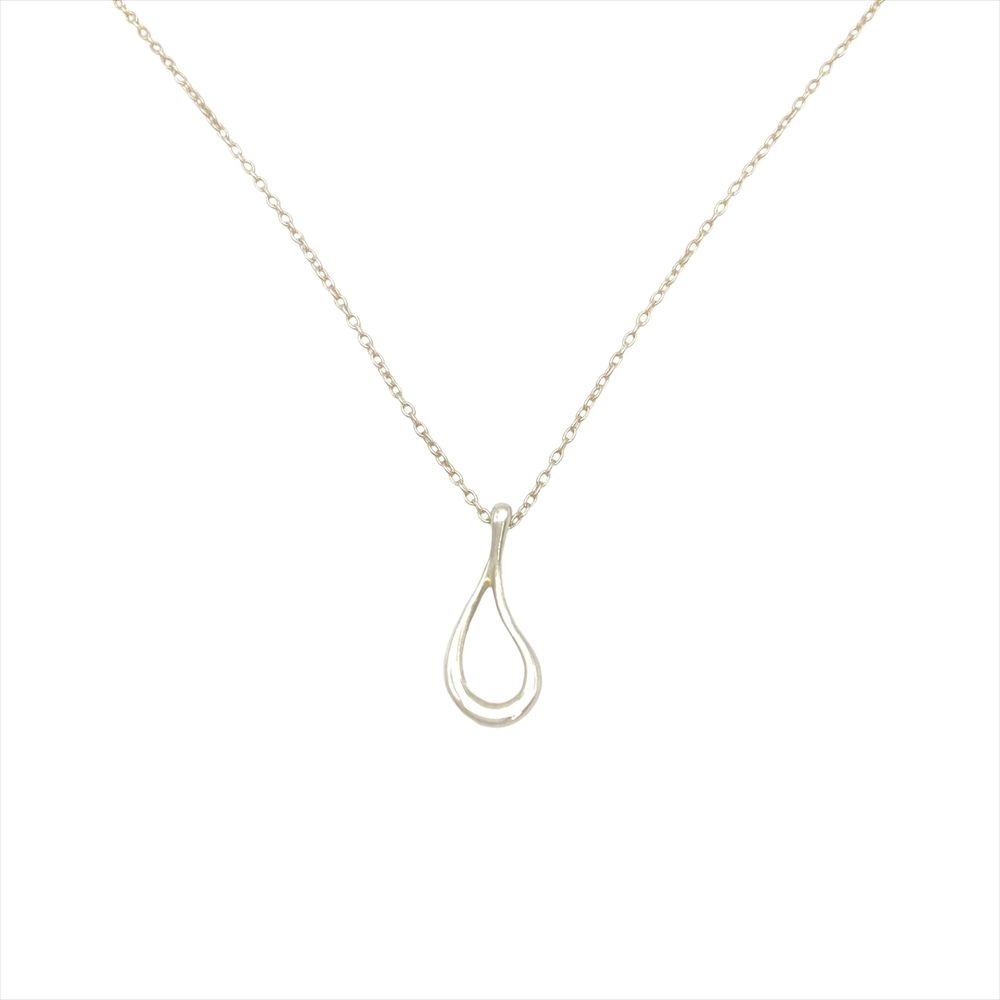 ティファニー Tiffany&Co. ティアドロップ ネックレス SV925 1.8g シルバー エルサペレッティ オープン【中古】