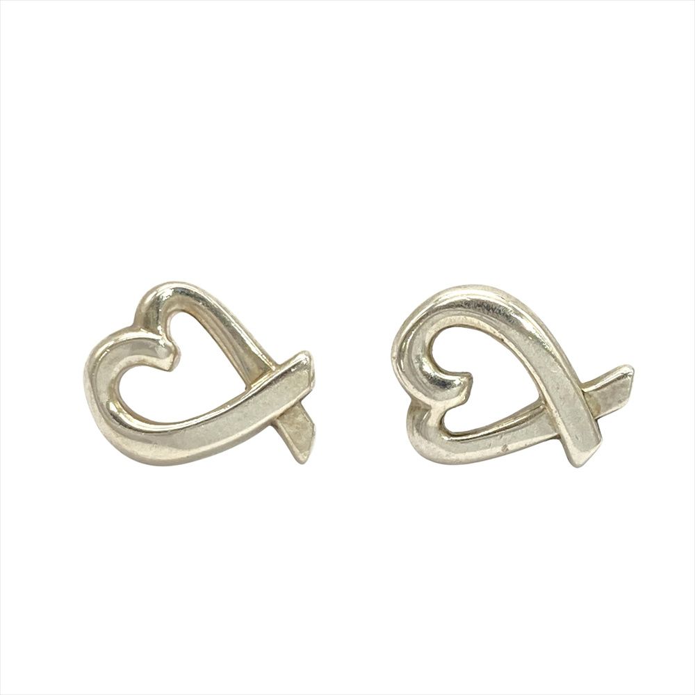 ティファニー Tiffany&Co. ラビングハート ピアス SV925 1.3g シルバー