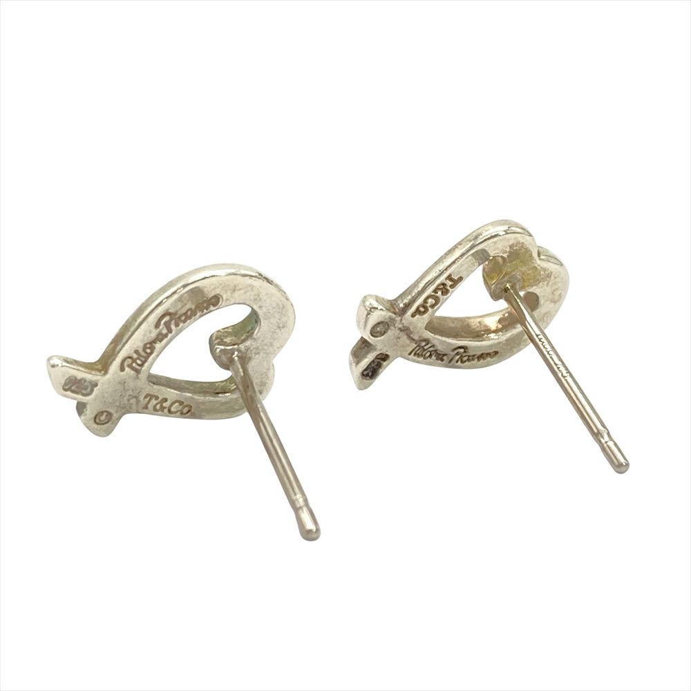 ティファニー Tiffany&Co. ラビングハート ピアス SV925 1.3g シルバー