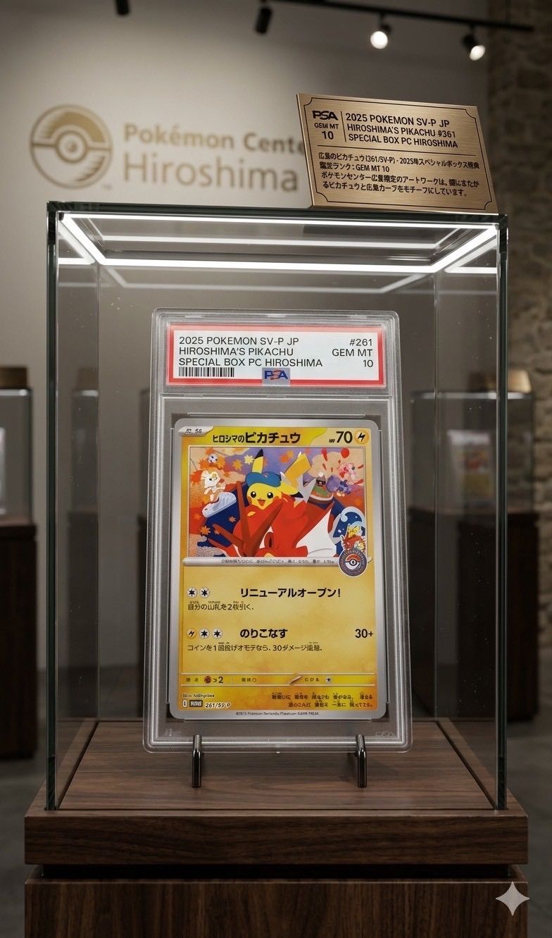 ✓【PSA10】ヒロシマのピカチュウ 261/SV-P プロモ ポケモンセンター