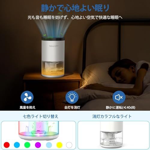 新品】除湿機 除湿器 小型 強力除湿 大容量1000ML 湿気取り ペルチェ式