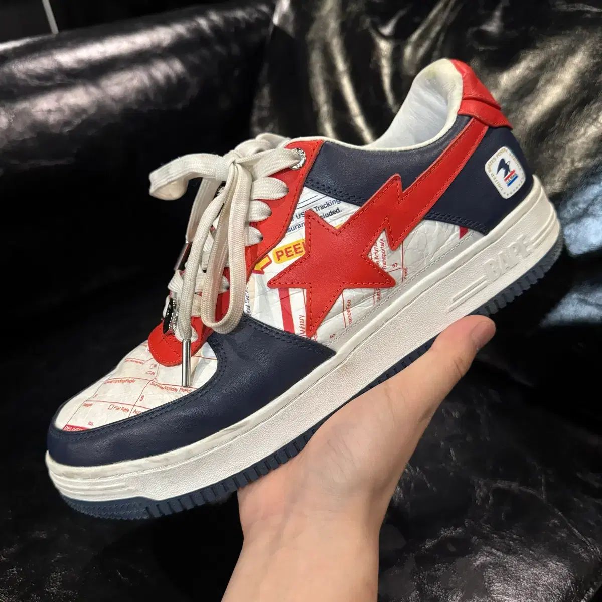 ベイプスター x usps スニーカー