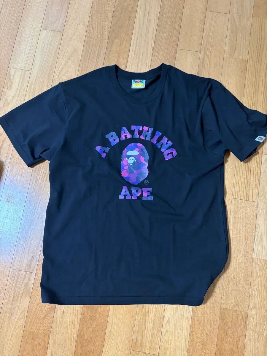 A BATHING APE アベイシングエイプ ブラック 半袖 Tシャツ