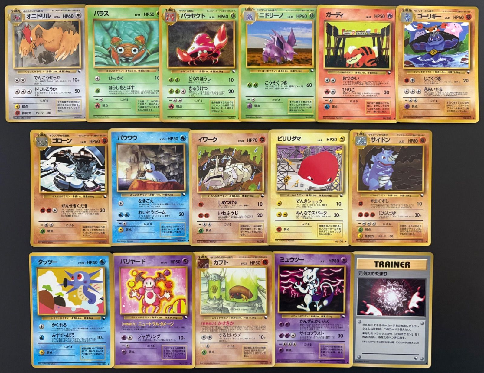 拡張シートセット ポケモンカード旧裏まとめセット