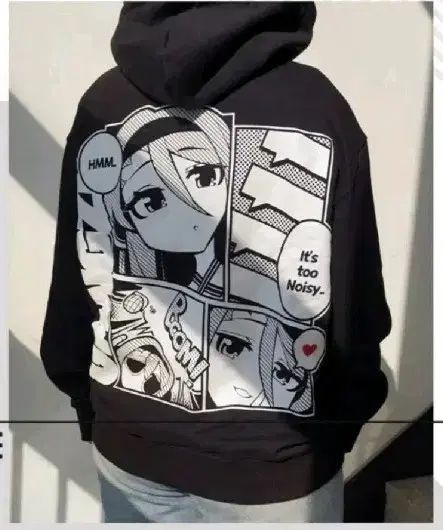 ピクセルストア 강지 カートゥーン WHO フードTシャツ XL