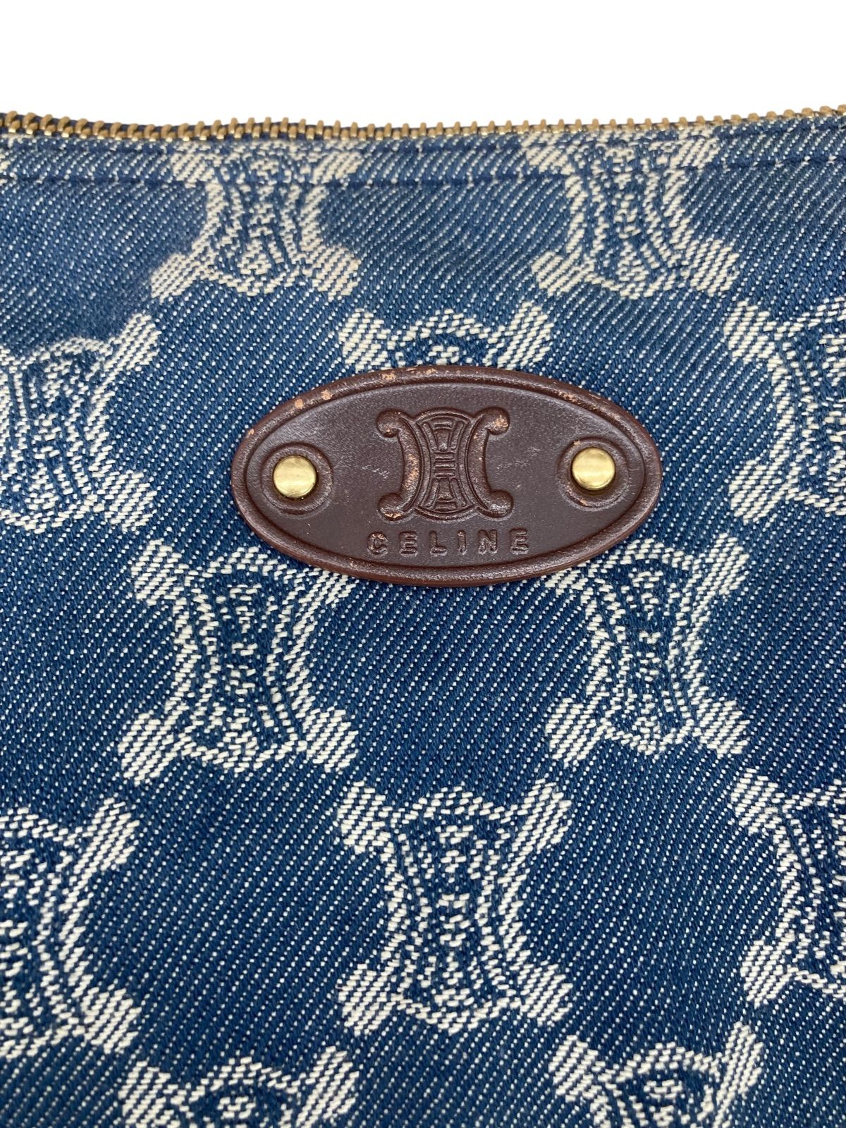 ヴィンテージ vintage セリーヌ CELINE マカダム デニム スタッズ