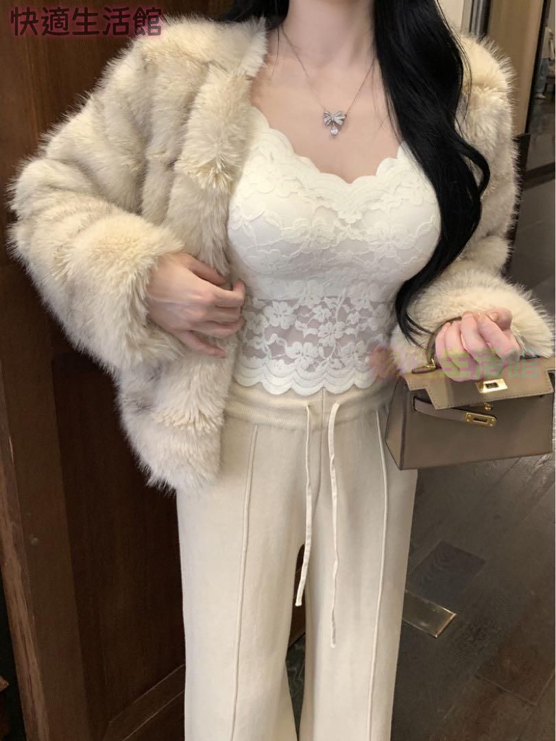 新品 未使用 レディース ファッション系 韓国 服 レディース ファー 