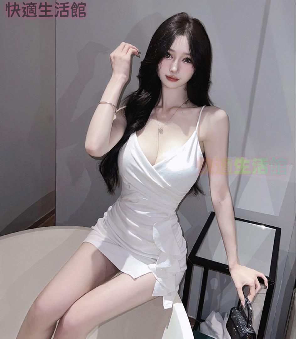 新品 未使用 レディース ファッション系 韓国 服 レディース ワンピース 白 キャバドレス ミニスカート 白 ドレス 白