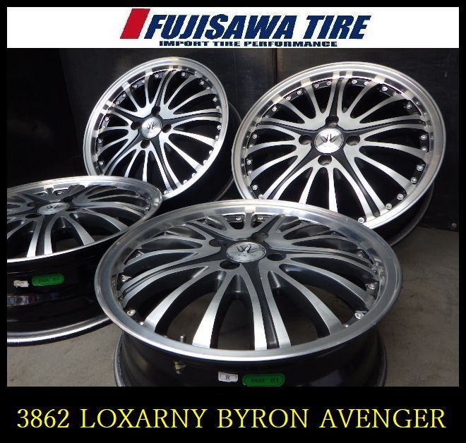 【3862】B送料無料▲LOXARNY EX BYRON AVENGER▲16x5.5J 4穴 100 +48▲4本 26103107